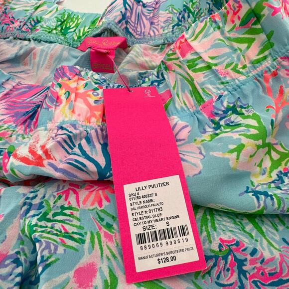 Lilly Pulitzer Bal Harbour Palazzo Pant Small - Picture 6 of 9